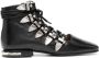 Toga Pulla lace-up leather ankle boots Black - Thumbnail 1