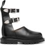 Toga Pulla leather ankle boots Black - Thumbnail 1