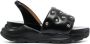 Toga Pulla stud-embellished slingback sandals Black - Thumbnail 1