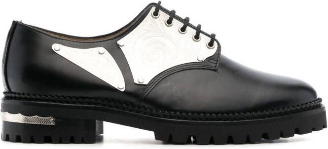 Toga Pulla western leather loafers Black