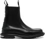 Toga Virilis charm-detail ankle leather boots Black - Thumbnail 1