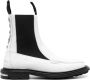 Toga Virilis charm-detail ankle leather boots White - Thumbnail 1