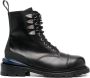 Toga Virilis lace-up ankle leather boots Black - Thumbnail 1