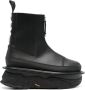 Toga Virilis rivet-detail leather boots Black - Thumbnail 1