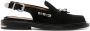 Toga Virilis sling-back leather loafers Black - Thumbnail 1