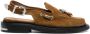 Toga Virilis sling-back leather loafers Brown - Thumbnail 1