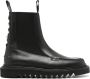 Toga Virilis stud-embellished leather boots Black - Thumbnail 1