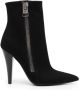 TOM FORD 120mm pointed-toe canvas ankle boots Black - Thumbnail 1