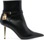 TOM FORD 80mm leather pointed-toe boots Black - Thumbnail 1