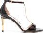 TOM FORD 85mm chain-embellished sandals Brown - Thumbnail 1