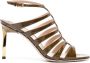 TOM FORD 95mm caged leather sandals Green - Thumbnail 1