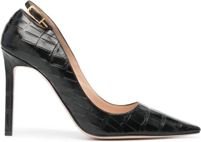 TOM FORD Angelina 105mm leather pumps Black