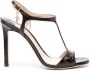 TOM FORD Angelina 105mm leather sandals Brown - Thumbnail 1
