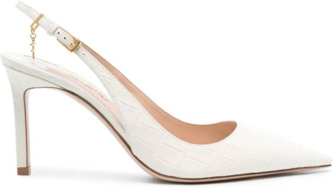 TOM FORD Angelina 55mm leather pumps White
