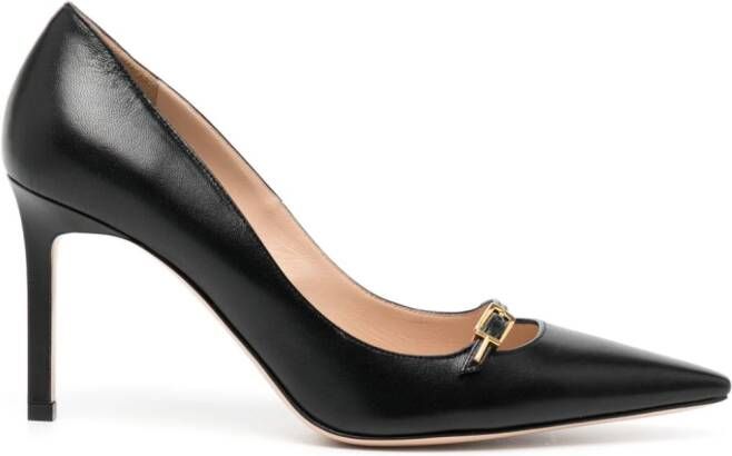TOM FORD Angelina leather buckle pumps Black