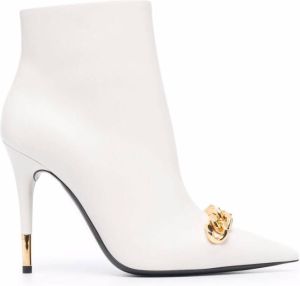 TOM FORD chain-detail ankle boots White