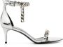 TOM FORD chain-detail heeled sandals Silver - Thumbnail 1
