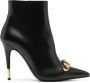 TOM FORD chain-detail leather ankle boots Black - Thumbnail 1
