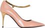 TOM FORD chain-trimmed 85mm leather pumps Neutrals - Thumbnail 1