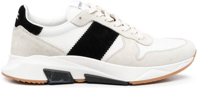 TOM FORD colour-block low-top sneakers White
