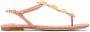TOM FORD crocodile-embossed leather sandals Pink - Thumbnail 1