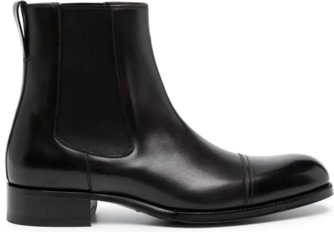 TOM FORD Edgar leather Chelsea boots Brown