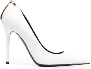 TOM FORD embellished-heel pumps White