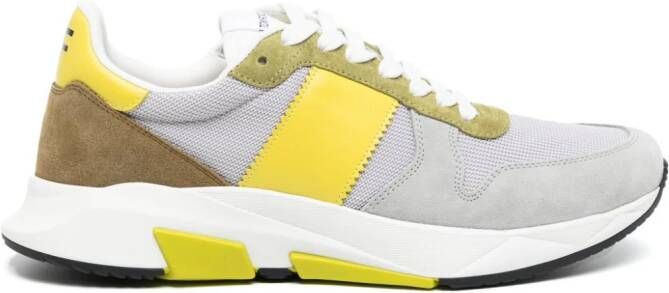 TOM FORD Jagga panelled sneakers Grey