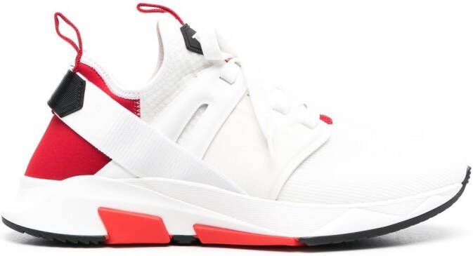 TOM FORD Jago panelled low-top sneakers White