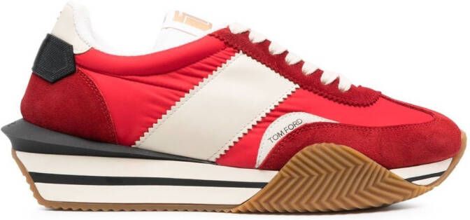 TOM FORD James low-top sneakers Red