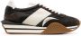 TOM FORD James panelled flatform sneakers Brown - Thumbnail 1