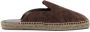 TOM FORD Jude suede slippers Brown - Thumbnail 1