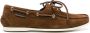 TOM FORD lace-up suede boat shoes Brown - Thumbnail 1
