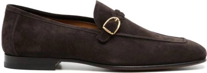 TOM FORD leather loafers Brown
