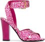 TOM FORD leopard-print 110mm sandals Pink - Thumbnail 1