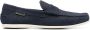 TOM FORD logo-appliqué leather loafers Blue - Thumbnail 1