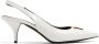 TOM FORD logo-lettering leather pumps White - Thumbnail 1