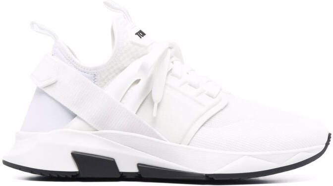 TOM FORD low-top leather sneakers White