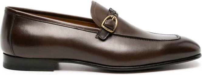 TOM FORD Martin leather loafers Brown