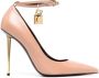 TOM FORD padlock-detail 110mm pumps Neutrals - Thumbnail 1