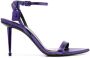 TOM FORD pointed-toe leather 120mm sandals Purple - Thumbnail 1