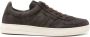 TOM FORD Radcliffe crocodile-effect nubuck sneakers Brown - Thumbnail 1