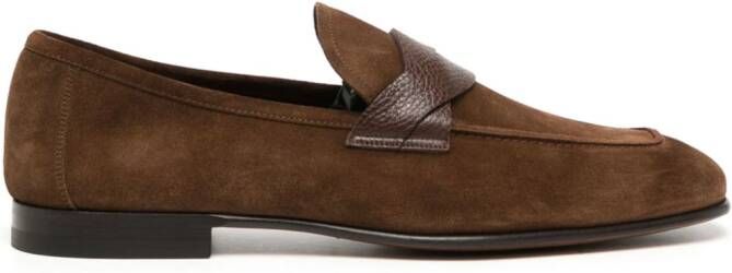TOM FORD Sean suede loafers Brown