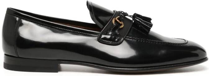 TOM FORD Sean tassel-detail leather loafers Black