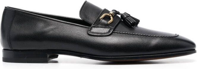 TOM FORD square-toe loafers Black