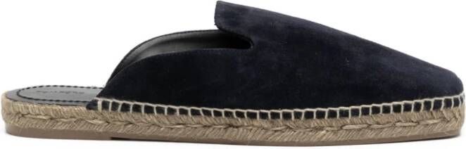 TOM FORD suede slip-on shoes Blue