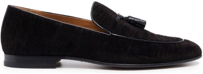 TOM FORD tasselled suede loafers Black