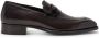 TOM FORD twist-detail burnished-leather loafers Brown - Thumbnail 1