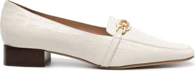 TOM FORD Whitney leather loafers White