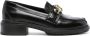 Tommy Hilfiger 30mm chain-trim leather loafers Black - Thumbnail 1